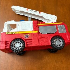 Fire & Rescue Toy Truck - Red and White